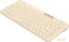 Клавиатура A4Tech Fstyler FBK36C AS бежевый USB беспроводная BT/Radio slim Multimedia (FBK36C AS)