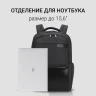 Рюкзак для ноутбука 15.6" Digma Business B1 черный полиэстер (DGBP15B1BK)