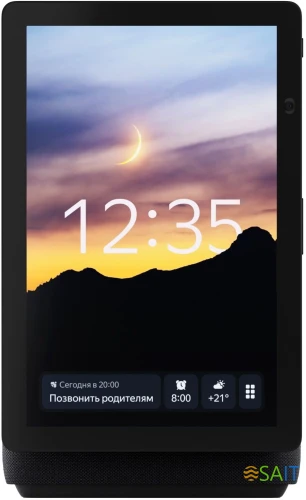 Умная колонка Yandex Станция Дуо Макс Zigbee Алиса черный 60W 1.0 BT/Wi-Fi 10м (YNDX-00055BLK)