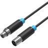 Кабель Vention аудио XLR M/XLR F - 2м Кабель Vention XLR(m)/XLR(f) - 2 м (BBFBH)