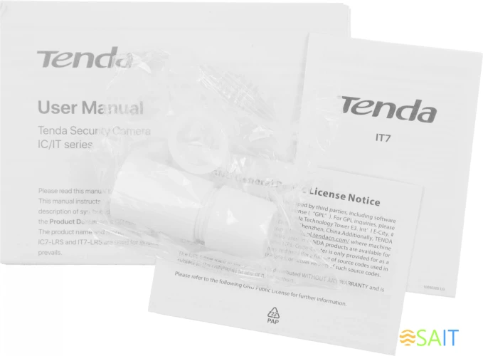 Камера видеонаблюдения IP Tenda IT7-PCS 4-4мм цв. корп.:белый