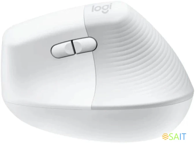 Мышь Logitech Lift белый оптическая 4000dpi silent беспров. BT/Radio USB для ноутбука 5but (910-006486)