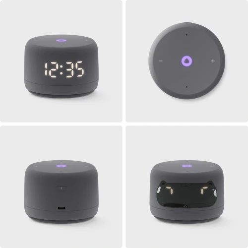 Умная колонка Yandex Станция Лайт 2 Алиса графитовый 6W 1.0 BT/Wi-Fi 10м (YNDX-00026GRY)