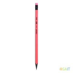 Набор карандашей ч/г Deli EU54600 Neon HB трехгран. пластик ассорти 4цв. неон кор.европод. (12шт) ластик 12 карандашей для тех/черт.целей