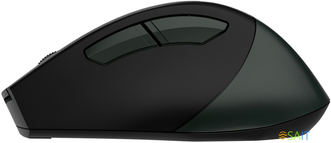 Мышь A4Tech Fstyler FB35S темно-зеленый/черный оптическая 2000dpi беспров. BT/Radio USB для ноутбука 5but (FB35S USB MIDNIGHT GREEN)