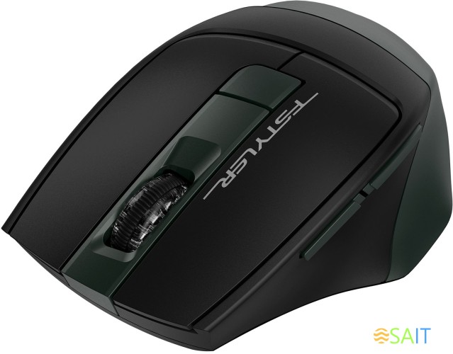 Мышь A4Tech Fstyler FB35S темно-зеленый/черный оптическая 2000dpi беспров. BT/Radio USB для ноутбука 5but (FB35S USB MIDNIGHT GREEN)