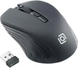 Мышь Оклик 545MW черный оптическая 1600dpi беспров. USB для ноутбука 4but (368626)