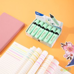 Текстовыделитель Deli EU356-GN Macaron скошенный пиш. наконечник 1-5мм мятный