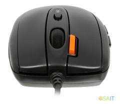 Мышь A4Tech V-Track Padless N-70FX черный оптическая 1600dpi USB для ноутбука 7but