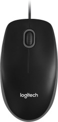 Мышь Logitech B100 черный оптическая 1000dpi USB 2but (910-006605)