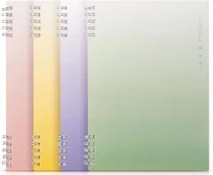 Тетрадь Deli NUSIGN NS373 B5 пластик 60л ассорти