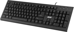 Клавиатура Acer OKW120 черный USB Multimedia (ZL.KBDEE.006)