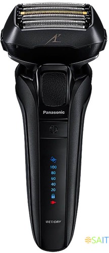 Бритва сетчатая Panasonic ES-LV9U реж.эл.:5 питан.:аккум. черный