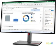 Монитор Lenovo 27" ThinkVision P27h-30 черный IPS LED 6ms 16:9 DVI HDMI матовая HAS Piv 1000:1 350cd 178гр/178гр 2560x1440 60Hz DP 2K USB 7кг