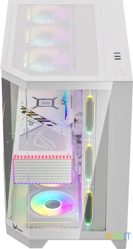 Корпус Formula Crystal Z6 Floe белый без БП ATX 2xUSB3.0 audio bott PSU