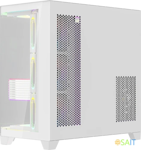 Корпус Formula Crystal Z6 Floe белый без БП ATX 2xUSB3.0 audio bott PSU