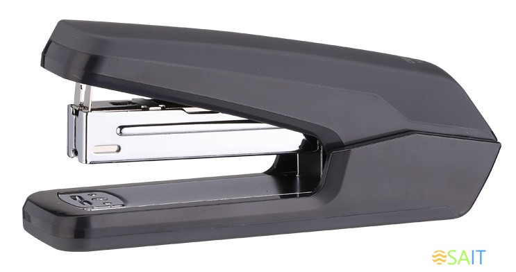 Степлер настольный Deli E0464BLACK Exceed 24/6 26/6 (25листов) черный 100скоб металл/пластик закрытый/открытый коробка