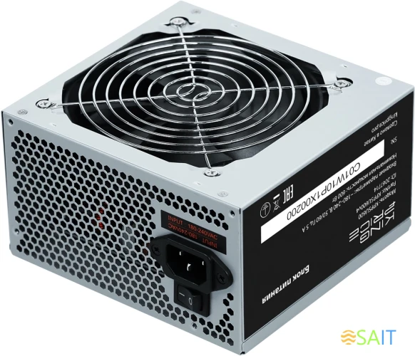 Блок питания KingPrice ATX 600W KPPSU600 (20+4pin) 120mm fan 4xSATA