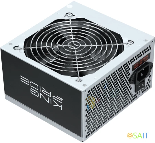 Блок питания KingPrice ATX 600W KPPSU600 (20+4pin) 120mm fan 4xSATA