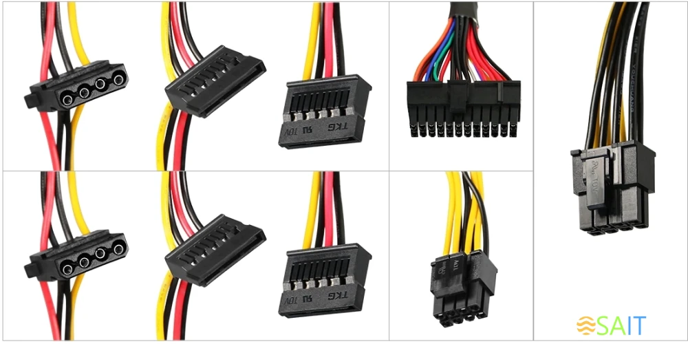 Блок питания KingPrice ATX 600W KPPSU600 (20+4pin) 120mm fan 4xSATA