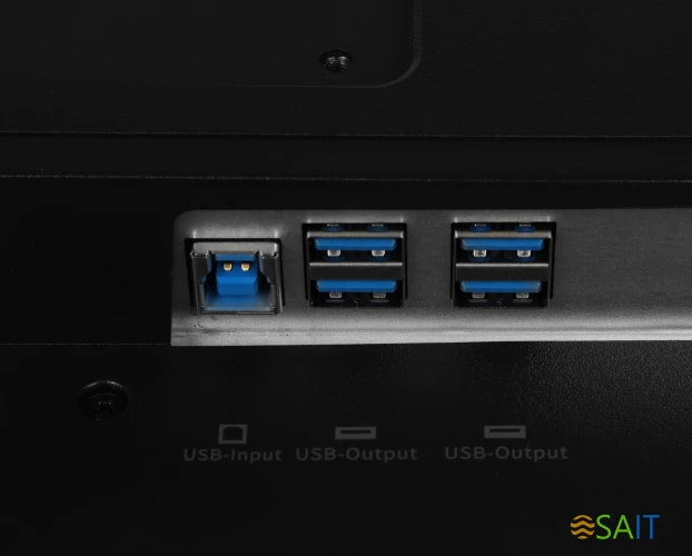 Монитор NPC 23.8" MF2412 черный IPS LED 1ms 16:9 HDMI M/M Cam матовая HAS Piv 1000:1 300cd 178гр/178гр 1920x1080 100Hz G-Sync FreeSync VGA DP FHD USB 2.75кг