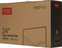 Монитор NPC 23.8" MF2412 черный IPS LED 1ms 16:9 HDMI M/M Cam матовая HAS Piv 1000:1 300cd 178гр/178гр 1920x1080 100Hz G-Sync FreeSync VGA DP FHD USB 2.75кг