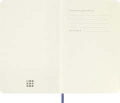 Блокнот Moleskine CLASSIC SOFT QP611B42 Pocket 90x140мм 192стр. линейка мягкая обложка голубая гортензия