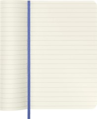Блокнот Moleskine CLASSIC SOFT QP611B42 Pocket 90x140мм 192стр. линейка мягкая обложка голубая гортензия