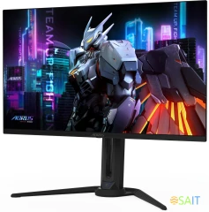 Монитор Gigabyte 31.5&quot; Aorus FO32U2 черный QD OLED LED 16:9 HDMI M/M матовая HAS Piv 250cd 178гр/178гр 3840x2160 240Hz DP 4K USB 8.53кг