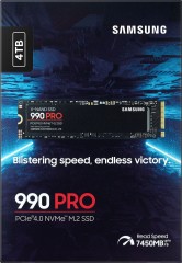 Накопитель SSD Samsung PCIe 4.0 x4 4TB MZ-V9P4T0BW 990 Pro M.2 2280