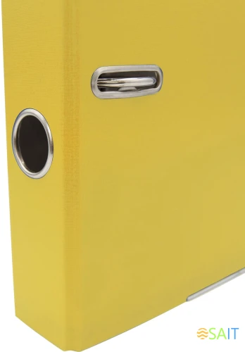 Папка-регистратор Silwerhof A4 50мм ПВХ/бумага желтый мет.окант. сборная (упак.:2шт)