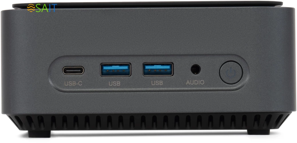 Неттоп IRU 110ALCN N100 (0.8) 8Gb SSD256Gb UHDG Windows 11 Professional GbitEth WiFi BT черный (2012495)