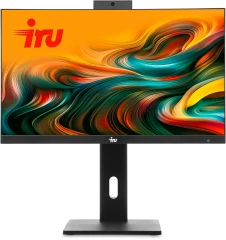 Моноблок IRU Tactio 23IP6 23.8" Full HD i3 12100 (3.3) 8Gb SSD480Gb UHDG 730 Windows 11 Pro 64 WiFi BT 120W Cam черный 1920x1080 (RUS)