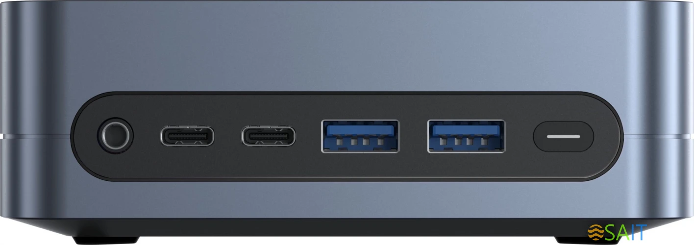 Неттоп Chuwi LarkBox S i3 1220P (1.5) 16Gb SSD512Gb UHDG Windows 11 Professional GbitEth WiFi BT 90W серый/черный