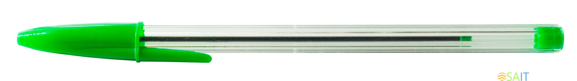 Ручка шариков. Buro Simplex d=0.7мм зел. черн. кор.карт. одноразовая ручка линия 0.5мм без инд. Маркировки