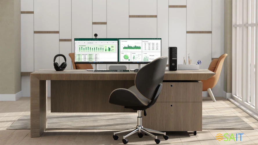 ПК Dell Optiplex 7020 Plus SFF i7 14700 (2.1) 16Gb 1Tb 7.2k SSD256Gb RX 6500 4Gb Linux Ubuntu GbitEth 260W мышь клавиатура черный (7020SP-76741)