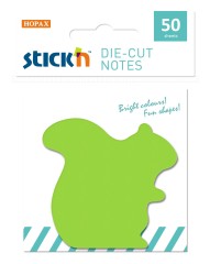Блок самоклеящийся бумажный Stick`n 21771 50лист. зеленый 1цв.в упак. "белка"