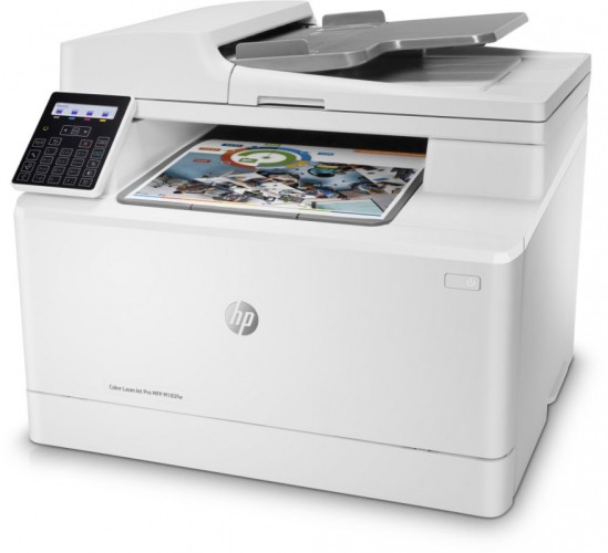 МФУ лазерный HP Color LaserJet Pro M183fw (7KW56A) A4 Net WiFi белый