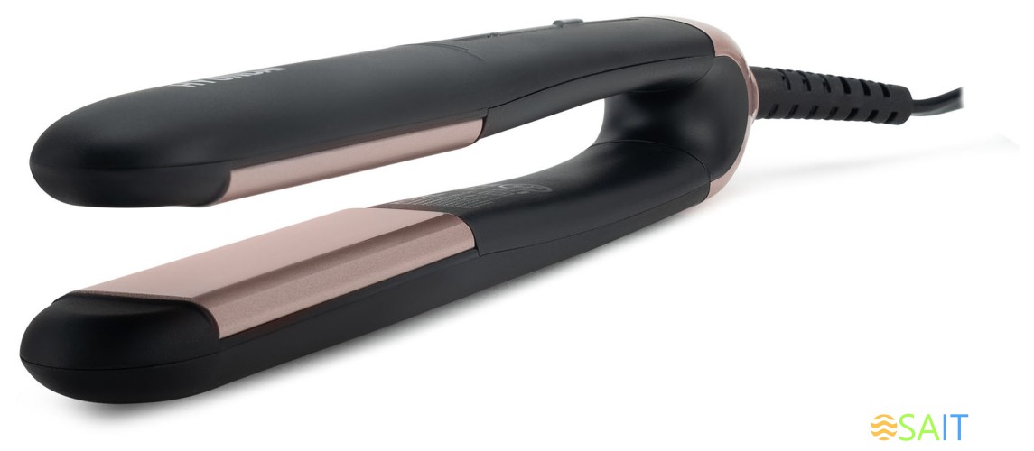 Выпрямитель Hyundai H-HS1272 40Вт черный макс.темп.:200С покрытие:керамико-турмалиновое