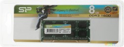 Память DDR3 8Gb 1600MHz Silicon Power SP008GBSTU160N02 RTL PC3-12800 CL11 SO-DIMM 204-pin 1.5В Ret