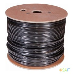 Кабель сетевой Buro BU-CCA-050-OUTDOOR UTP 4 пары cat.5E solid 0.50мм CCA 305м черный outdoor