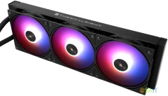 Система водяного охлаждения Thermalright Frozen Warframe PRO 360 ARGB Soc-AM5/AM4/1200/1700/1851 черный 4-pin 29.8dB Al LCD Ret (F-WFRAME-PRO-360-BL-ARGB)