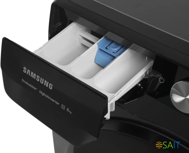 Стиральная машина Samsung WW80AG6S28ABLP класс: A загр.фронтальная макс.:8кг серый инвертор