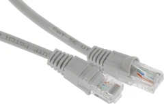 Патч-корд Buro UTP-5E-10M-G UTP 4 пары cat.5E CCA molded 10м серый RJ-45 (m)-RJ-45 (m)