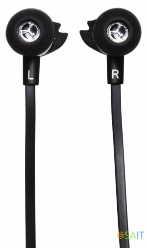 Наушники внутриканальные Оклик HP-S-210 1.1м черный проводные в ушной раковине (D1-1B)
