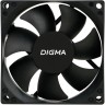 Вентилятор для корпуса Digma DFan-80 80х80x25 черный 3-pin 4-pin (Molex) 23дБ Ret