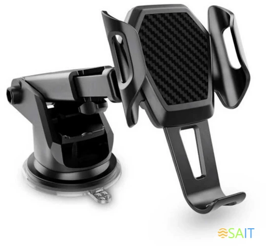 Держатель Wiiix HT-471TW1T-B черный для смартфонов