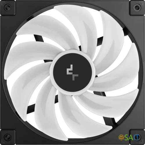 Вентилятор для корпуса Deepcool FD14 ARGB 140х140x25 черный 4-pin 25.6дБ (R-FD14-BKAPN1-G) Ret