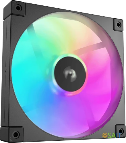 Вентилятор для корпуса Deepcool FD14 ARGB 140х140x25 черный 4-pin 25.6дБ (R-FD14-BKAPN1-G) Ret