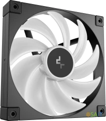 Вентилятор для корпуса Deepcool FD14 ARGB 140х140x25 черный 4-pin 25.6дБ (R-FD14-BKAPN1-G) Ret